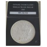 1883 PL Morgan Silver Dollar