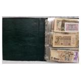 Large Binder FULL of Foreign Paper Money