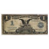 1899 One Dollar Balck Eagle Silver Certificate