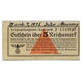 1945 Five Reichsmark Note