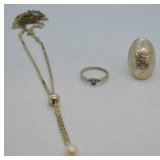 3 pcs. Sterling Silver Jewelry