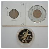 1994 World Cup Proof, 1953 D & 1909 Pennies