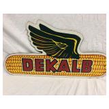 Vintage Original Masonite Dekalb sign