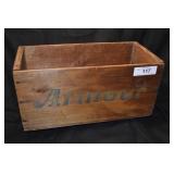 Vintage Armour Star Corn Beef Wooden Crate
