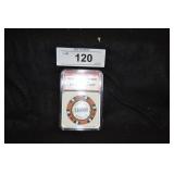 retired $10,000 Monte Carlo Poker Chip