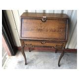 ca. 1900 Tiger Oak ladies desk