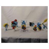 Vintage Smurf figures
