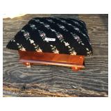 Early ottoman with lift top for hidden treasures