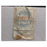 Early Pillsbury XXXX Flour Bag