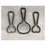 (3) Vintage Bottle Cap Openers