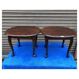 Pair of Queen ann matching side tables