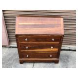 Solid Cherry drop front secretary