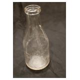 Vintage French Broad Dairy Milk Bottle