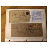 (2) Early Envelopes Coal Creek and Knoxville