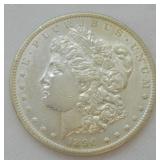 1890 S AU Morgan Silver Dollar