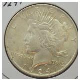 1934 GEM UNC Peace Silver Dollar