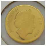 2009 Fiji Ten Dollar Proof Gold Coin