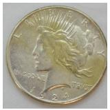 1924 S Peace Silver Dollar