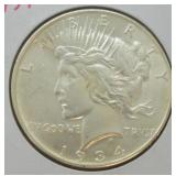 1934 D Peace Silver Dollar - Very Nice