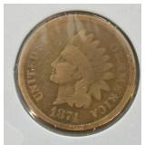1871 INDIAN HEAD CENT  G  KEY