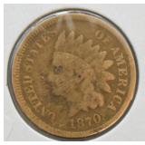 1870 INDIAN HEAD CENT  G  KEY
