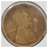 1913 S LINCOLN CENT  VG  KEY