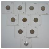 10 INDIAN HEAD CENTS