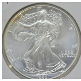 1993 SILVER EAGLE  GEM