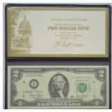 GEM TWO DOLLAR  BILL