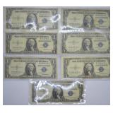 7 SILVER CERTIFICATES