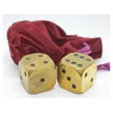 HEAVY BRASS DICE