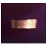 Costa Rican Coin Ring