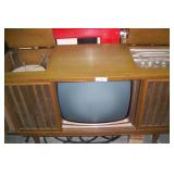 Vintage TV / Radio Record Cabinet
