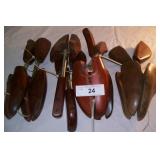 4 pcs. Wooden Shoe Forms / Stretchers