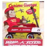 Curious George Radio Flyer Wagon & George Plush