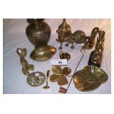 14 pcs. Brass Decor Lot