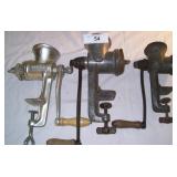 3 pcs. Vintage Grinders