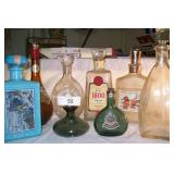 15 pcs. Vintage Liquor Bottles