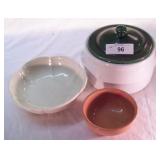 3 pcs. Vintage McCoy Pottery