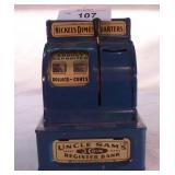 Vintage Uncle Sam Toy Cash Register