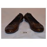 Snake Skin Look Tory Burch Size 6 Flats