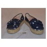 Blue w/White Doves Kate Spade Shoes-Size 6-Flats