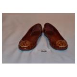 Burgandy Tory Burch Shoes-Size 6-Flats