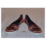 Red & Blue Stripes Tory Burch Shoes-Size 6-Flats