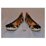Black & Tan Yuu Shoes-Size 6-Flats