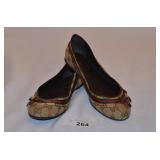 Brown,Red,Blue Gucci Shoe-Size 6-Flats
