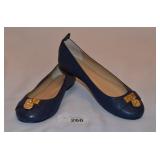 Dark Blue w/Gold Tone Detail Michael Kors Shoes-Si