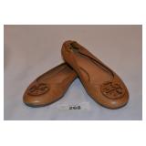 Brown Tory Burch Shoes-Size 6-Flats