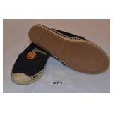 Black w/Brown Trim Tory Burch Shoes-Size 6-Flats
