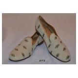 Cream w/Lobster Design Coach Shoes-Size 6-Flats